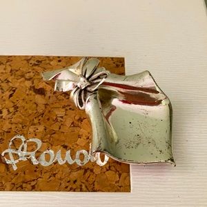 Love knot silver piece made in Italy